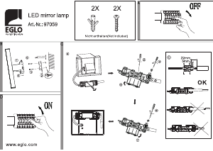 Manual de uso Eglo 97059 Lámpara