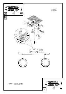 Handleiding Eglo 97068 Lamp