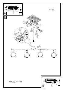 Manual Eglo 97071 Lampă