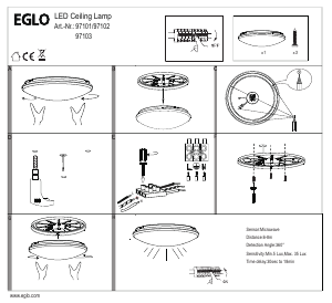 Manuale Eglo 97101 Lampada