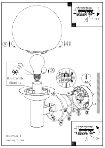 Manual Eglo 97247 Lampă