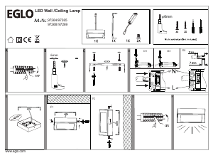 Manual Eglo 97264 Lampă