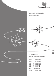 Manuale Saunier Duval SDH 17-070 ND Condizionatore d’aria