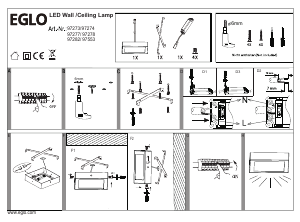 Manual Eglo 97273 Lampă