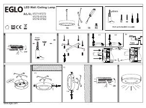 Manuale Eglo 97275 Lampada