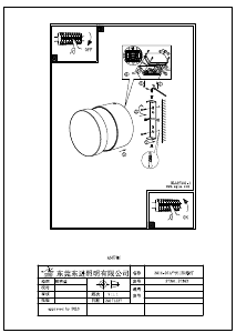 Manual Eglo 97301 Candeeiro