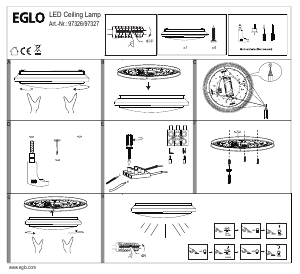 Manual Eglo 97323 Lampă