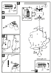 Manuale Eglo 97409 Lampada