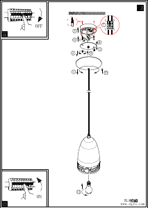 Manuale Eglo 97443 Lampada