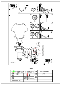 Manual Eglo 97445 Lampă