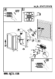 Manual Eglo 97477 Lampă