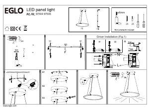 Instrukcja Eglo 97504 Lampa
