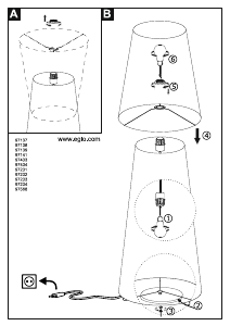 Manuale Eglo 97568 Lampada