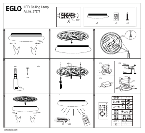 Manual Eglo 97577 Lampă