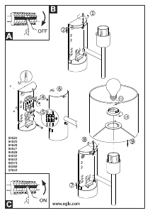 Manuale Eglo 97645 Lampada