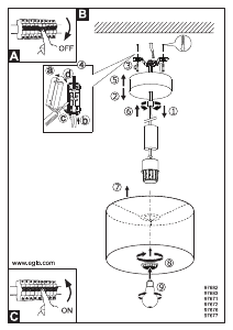 Manuale Eglo 97672 Lampada