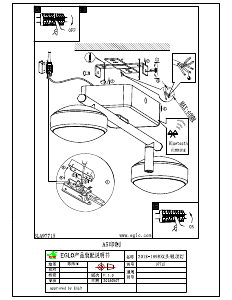 Manual Eglo 97715 Lampă