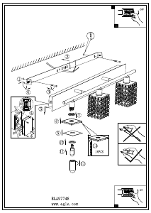 Manual de uso Eglo 97748 Lámpara