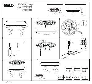 Посібник Eglo 97751 Лампа