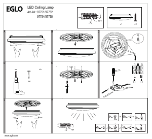 Руководство Eglo 97755 Светильник