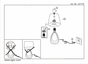 Brugsanvisning Eglo 97775 Lampe