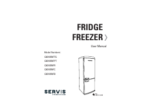Manual Servis C60185NFB Fridge-Freezer