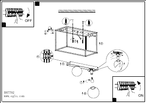 Manual Eglo 97792 Lampă