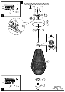 Mode d’emploi Eglo 97795 Lampe