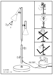 Manuale Eglo 97806 Lampada