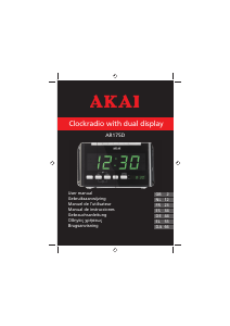 Manual de uso Akai AR175D Radiodespertador