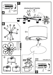 Mode d’emploi Eglo 97838 Lampe