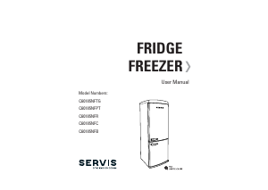 Manual Servis C60185NFR Fridge-Freezer