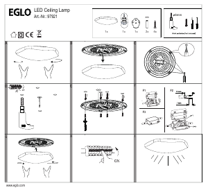 Manual Eglo 97921 Lampă