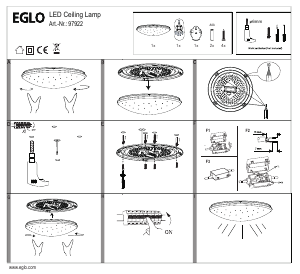 Посібник Eglo 97922 Лампа
