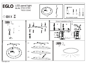 Instrukcja Eglo 97961 Lampa
