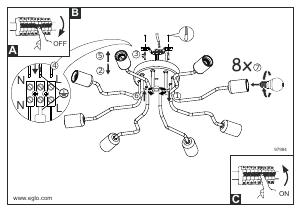 Manuale Eglo 97984 Lampada