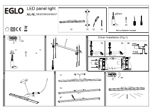 Instrukcja Eglo 98027 Lampa
