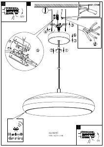 Manual Eglo 98046 Lampă