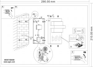 Manuale Eglo 98087 Lampada