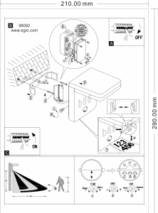 Manual Eglo 98092 Lampă