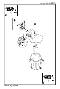 Instrukcja Eglo 98116 Lampa