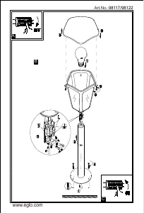 Manuale Eglo 98117 Lampada