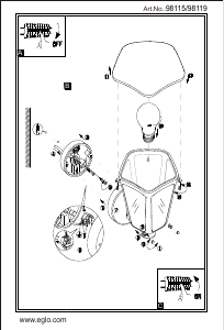 Manuale Eglo 98119 Lampada