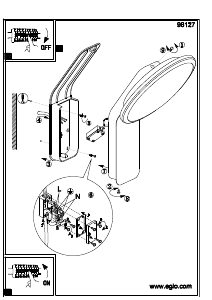 Bruksanvisning Eglo 98127 Lampa