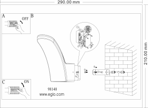 Mode d’emploi Eglo 98148 Lampe