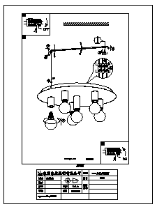 Manuál Eglo 98157 Svítilna