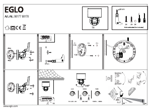 Manuale Eglo 98177 Lampada