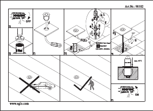 Manual Eglo 98182 Lampă