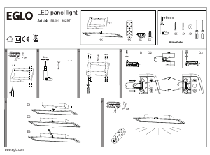 Instrukcja Eglo 98201 Lampa