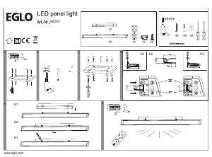 Mode d’emploi Eglo 98205 Lampe